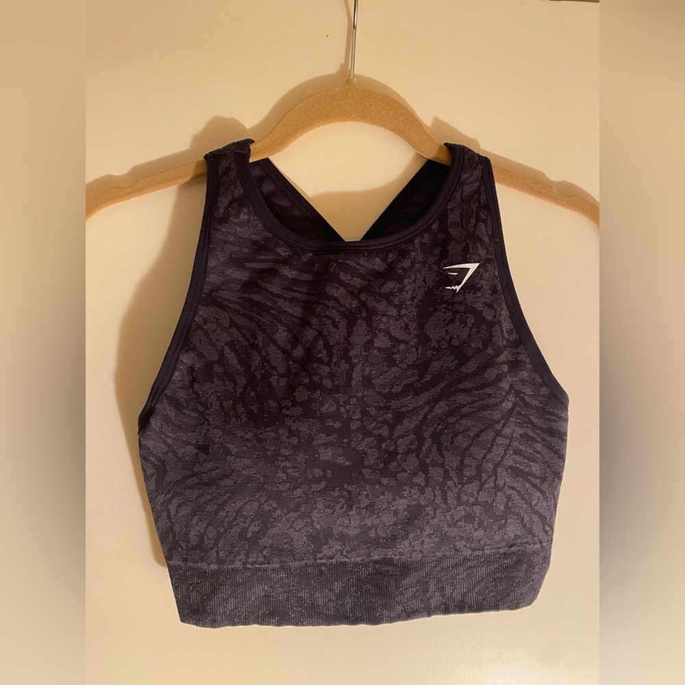 Gym shark adapt animal seamless sports bra